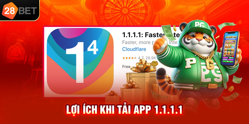 Lợi ích khi tải app 1.1.1.1